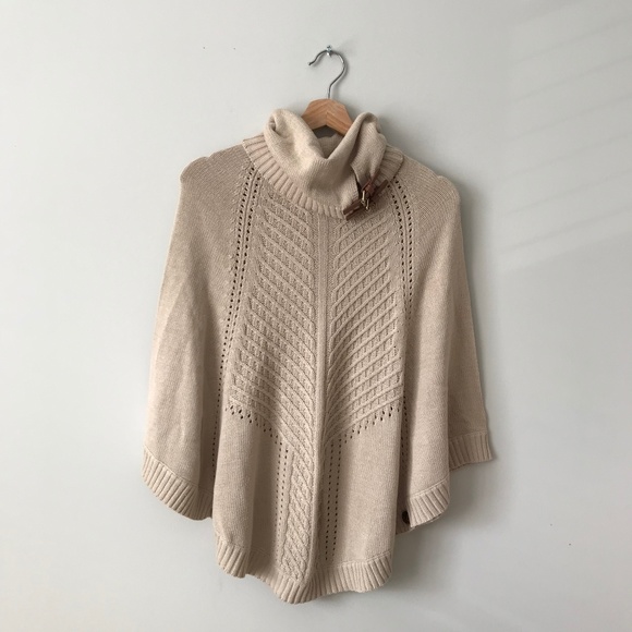 CULLEN Sweaters - CULLEN PONCHO SWEATER COWL NECK TOP BLOUSE S